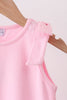Pink Scalloped Bow Dress