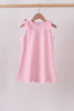 Pink Scalloped Bow Dress