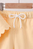 Buttercup Scalloped Shorts Set