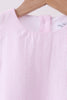 Pink Seersucker Stripe Scalloped Dress