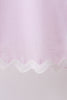 Pink Seersucker Stripe Scalloped Dress