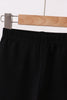 Black icing ruffle pants