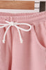 Pink scalloped pants set