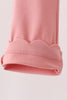 Pink scalloped bell pants