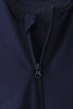 Navy zipper bamboo romper