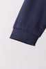 Navy bamboo pajama set – view 4