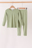 Green bamboo pajama set – wholesale for boutiques | Honeydew USA