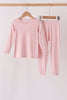 Pink bamboo pajama set – wholesale for boutiques | Honeydew USA