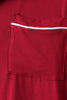 Burgundy bamboo mom pajama set – view 4