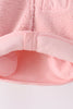 Pink fleece zipper jacket