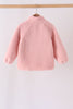 Pink fleece zipper jacket