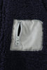 Navy fleece zipper jacket