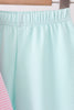Pink turkey embroidery stripe pants set