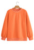 Pink Colorblock Polka Dot Contrast Trim Oversized Sweatshirt
