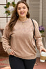 DUNE saved by grace Embroidered Mineral Wash Plus Size Sweatshirt