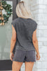 Sleet Cowboy & Beer Western Graphic Mineral Wash Tank Top