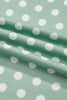 Green Polka Dot Print Short Set