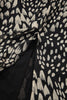 Black Printed Sleeveless Maxi Dress