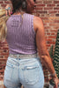 Phalaenopsis Slim Ribbed Mineral Wash Tank Top