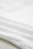 White Lace Trim Cuffed Short Sleeve Textured Shirt