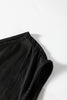 Coffee Plus Size Solid Color Asymmetric Neck Short Sleeve Blouse