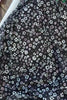 Black Ditsy Floral Mesh Thumbhole Sleeve Slim Fit Top