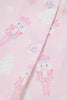 Pink Bow Tie Front Christmas Nutcracker Long Sleeve Shirt Shorts Pajama Set
