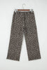 Yellow Leopard Straight Loose Leg Jeans