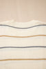 Multicolour Striped Print Drop Shoulder Shift Sweater Mini Dress