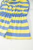 Rose Stripe Dolman Tee Drawstring Skort Athletic 2pcs Set
