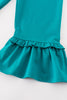 Platinum Green ruffle pants