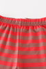 Platinum Red stripe ruffle pants