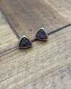Triangle Stud Design Earrings