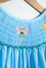 Blue fairy hand smocked dress