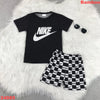BLACK SWOOSH SET