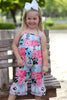 WESTERN RUFFLE HALTER JUMPSUIT/MULTI PRINTED PATCH.