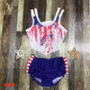 RED WHITE AND BLUE SWIMSUIT