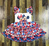 MICKEY & MINNIE RED WHITE BLUE