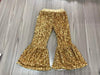 GOLD SEQUIN BELL BOTTOM PANT