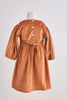 Carmel velvet lace girl dress