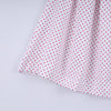 Red gingerbread hand smocked ruffle pants set