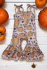 PUMPKIN PRINTED GIRLS ROMPER