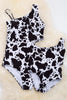 WOMEN COW SPOTTED SWIMSUIT.