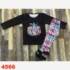 RAINBOW LEOPARD PUMPKIN PANT SET