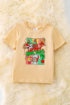 IVORY CHRISTMAS CHARACTER TEE-SHIRT.