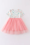 Easter sequin tulle dress