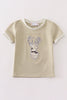 Camouflage deer applique boy top