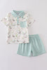 Sage Mallard Shorts Set