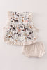 Beige Farm Bloomer Set