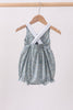 Floral puppy embroidery ruffle bubble